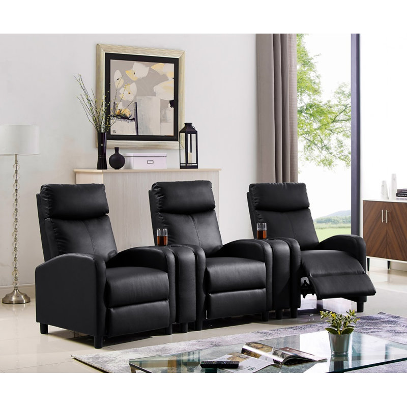 Ebern Designs 5 Piece Home Theater Sofa Set Wayfair